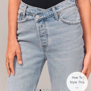 Abercombie Jeans- the dad, high rise.